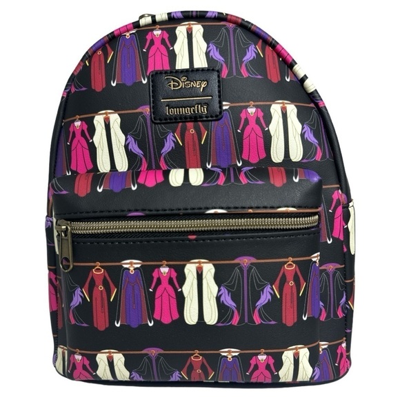 Loungefly Disney Villains Dresses Mini Backpack NWT - Picture 1 of 9
